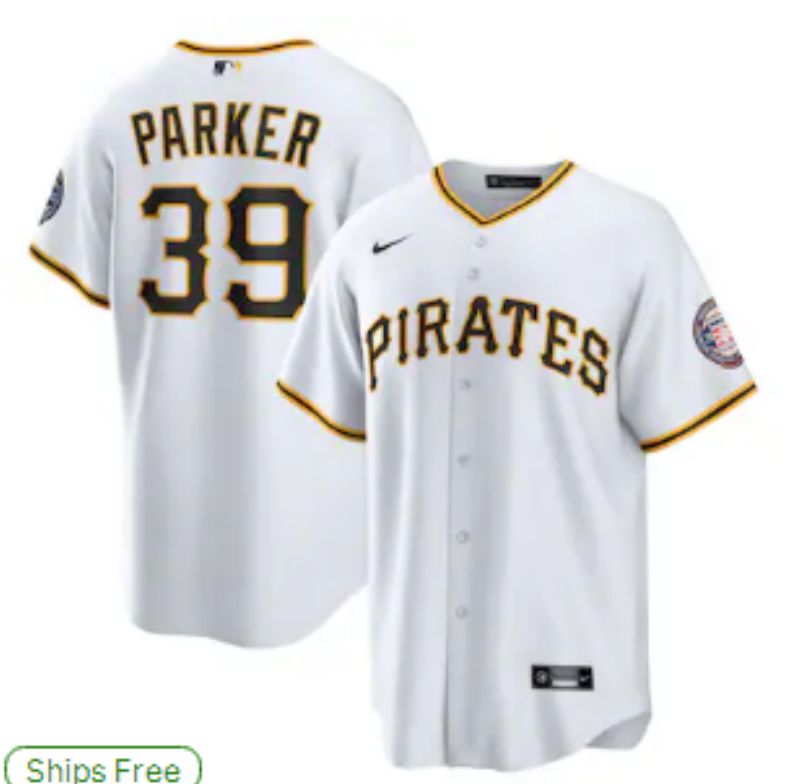 Men 2025 Pittsburgh Pirates #39 Parker White Game Nike MLB Jersey style 01